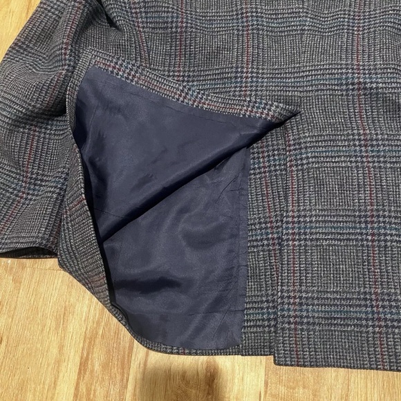 Vintage Pendleton Blazer Mens 44R Gray Tweed Suit Jacket Coat Made In USA - Picture 5 of 10
